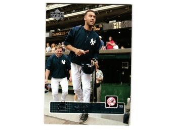 2003 Upper Deck Derek Jeter Baseball Card New York Yankees