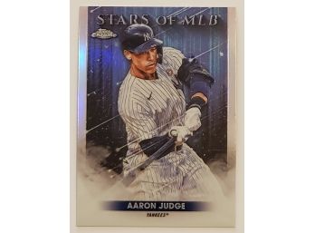 2022 Topps Chrome Aaron Judge Stars Of MLB Insert Baseball Card NY Yankees