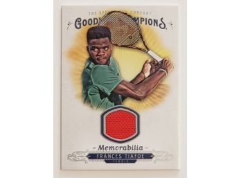 2018 Upper Deck Goodwin Champions Francis Tiafoe Tennis Relic Match Used Card