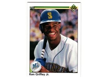 1990 Upper Deck Ken Griffey Jr. Baseball Card Seattle Mariners