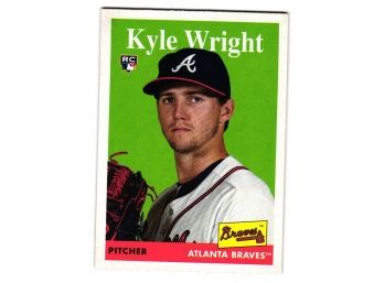 2019 Topps Archives Kyle Wright Rookie Baseball Card Atlanta Braves RC