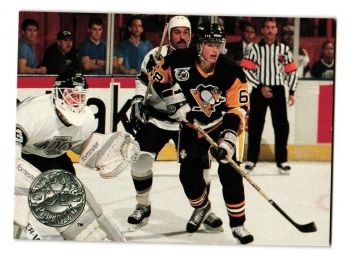 1991-92 Pro Set Platinum Jaromir Jagr Hockey Card Pittsburgh Penguins