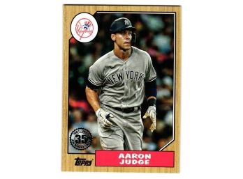 2022 Topps Aaron Judge 1987 Retro Insert Baseball Card NY Yankees