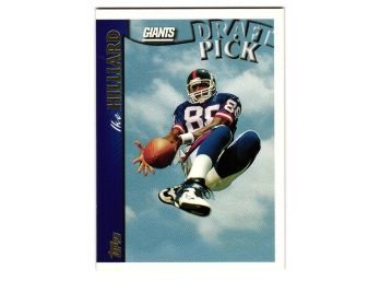 1997 Topps Draft Pick Ike Hilliard Rookie Football Card NY Giants RC