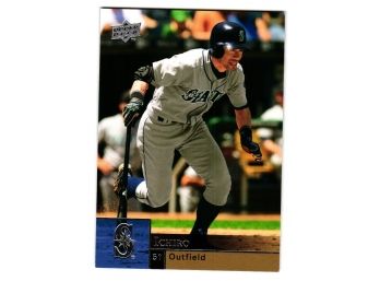 2009 Upper Deck Ichiro Suzuki Baseball Card Seattle Mariners