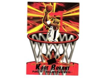 1996 Kobe Bryant Rookie Press Pass Die Cut Net Burners Insert Basketball Card LA Lakers RC