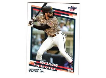 2022 Fernando Tatis Jr Topps Opening Day Bomb Squad Insert Baseball Card SD Padres