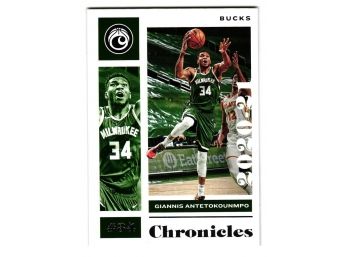 2020-21 Panini Chronicles Giannis Antetokounmpo Basketball Card Bucks