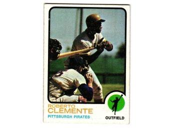 1973 Topps Roberto Clemente Baseball Card Pittsburgh Pirates