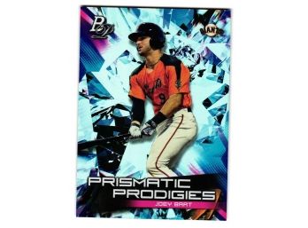 2019 Bowman Platinum Joey Bart Prismatic Prodigies Prospect Insert Baseball Card San Frasncisco Giants