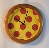 Very Cool Vintage Pop Art Wall Clock Tested And Works