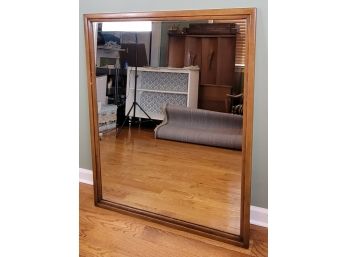 Vintage Solid Walnut Mirror