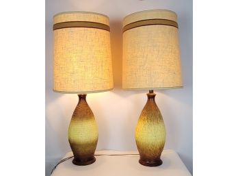 Vintage Quartite Creative Ceramic Brown/yellow/orange Lava Look Lamps