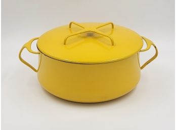 Vintage Dansk Jens Quistgaard Classic Yellow Enamel Pot