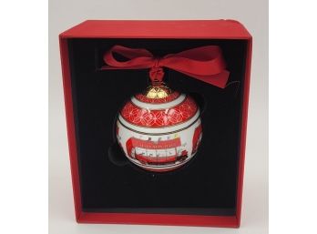 Halcyon Days LAI Joyride Bauble Ornament Handcrafted And Hand-painted Porcelain