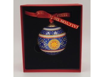 Halcyon Days Chapel Royal Christmas Bauble Ornament Handcrafted And Hand-painted Porcelain