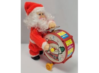 Vintage Musical Drumming Santa Claus