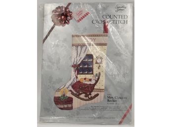 Vintage Craft Cross Stitch Christmas Stocking Kit (New Old Stock)