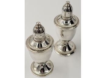 Vintage Duchin Creation Sterling Silver Salt & Pepper Shakers 4 3/4' Tall