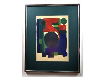 Vintage Signed 'L Nielsen' Abstract Painting