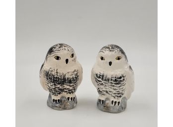Vintage Owl Salt And Pepper Shakers