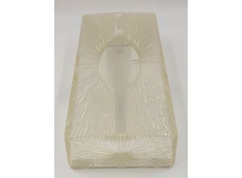 Vintage 1960's Lucite Tissue Box Cover. Can Be Wall Mounted As Well!