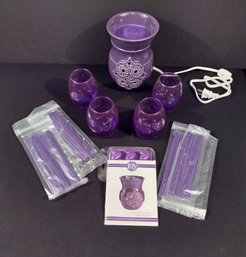 Fragrant Ceramic Wax Warmer Purple