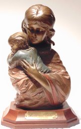Edna Hibel - American, Boston (1917 - 2014) Bronze Sculpture