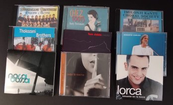 Collection Of Latin Music 9 CDs   LORCA  ROBERTO CARLOS  IMILONJI  KANTU CORAL SOCIETY  JOAO GILBERTO  TOM