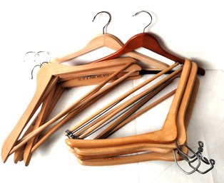 One Dozen Quality Sturdy Solid Woden Coat Hangers
