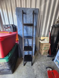 4 Shelf Decorative Wall Ladder