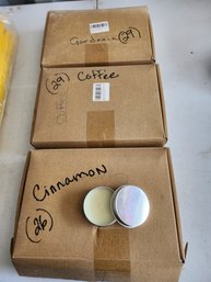 Tealights In Cinnamon, Coffee And Gardenia