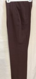 Brown Lined Slacks - ERIC  NEW YORK - Size 8 - Leg Lenth 42'