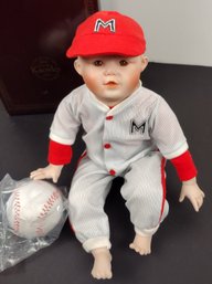Vintage Doll - New In Box - 'Michael' Baseball
