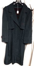 Mens Green Trench Coat - Collection Elegante - Division Of Thunder Bay
