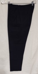 Dark Greey Cotton Slacks - Leggiadro - Size 10 Leg Length 37.5'