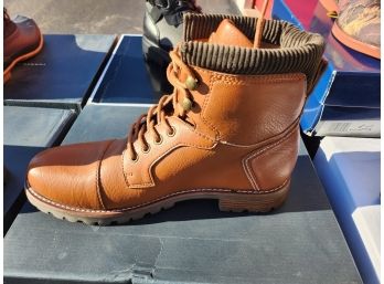 TOMMY HILFIGER Combat Boots - Brown Men's 9.5