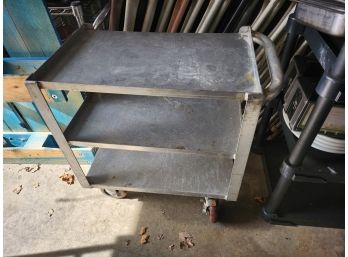 Commercial Kitchen Stainless Steel Rolling Cart