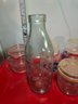 Vintage Milk Bottle And Some Jars
