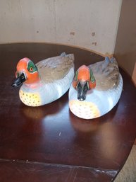 Pair Of Large Duck Decoys