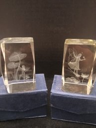 Etched Fairy Paperweights