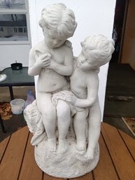 Lawn And Garden Molded Cement Statue