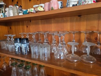 All The Goblets And Glasses On This One Shelf, 24