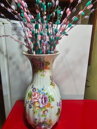 Large Vase, Flower Motif