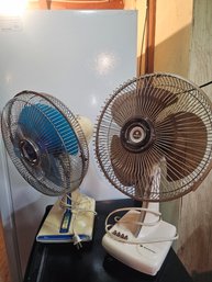 Two Nice Vintage Fans