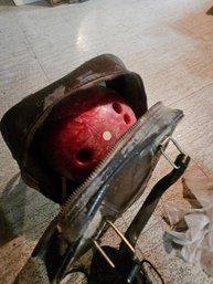 Bowling Bowl In A Nice Leather Bag