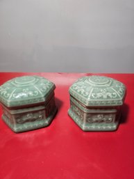 Two New Candy Dishes Or Trinket Boxes