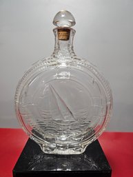 Nautical Theme Vintage Or Antique Glass Bottle