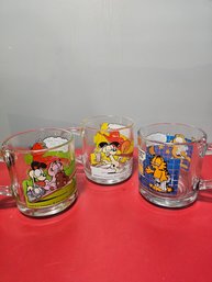 3 Highly Collectable Garfield Cups