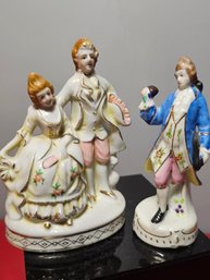 Made In Occupied Japan Victorian Figurines, Third Grouping